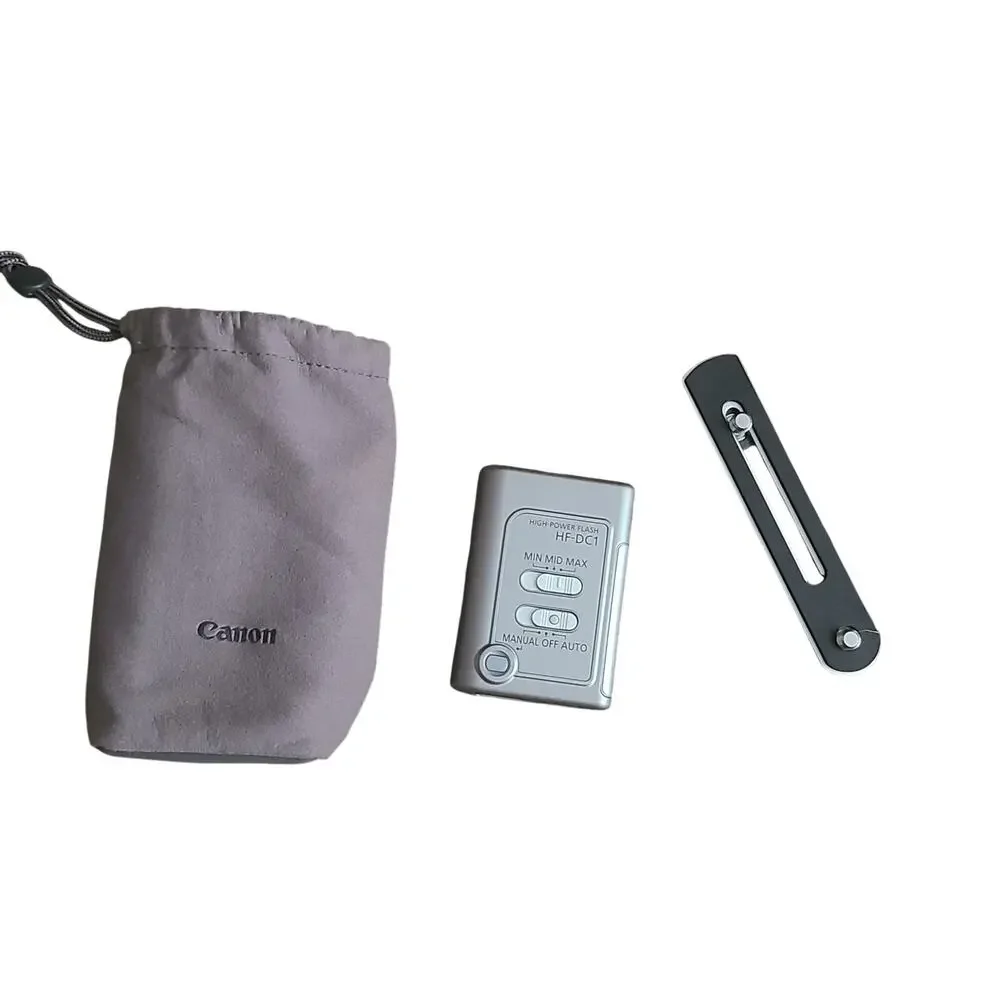 Canon HF-DC1 Handle Mount Flash for Canon Camera Cameras Complete In Box